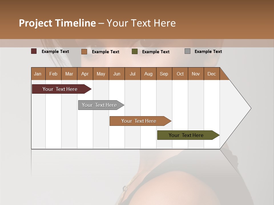 Brown Elegance Brunette PowerPoint Template