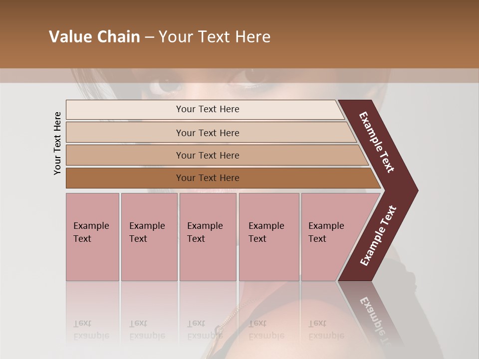 Brown Elegance Brunette PowerPoint Template