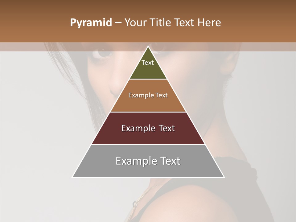 Brown Elegance Brunette PowerPoint Template