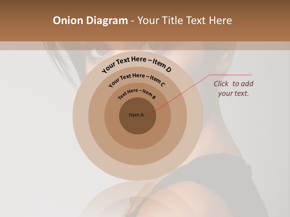 Brown Elegance Brunette PowerPoint Template