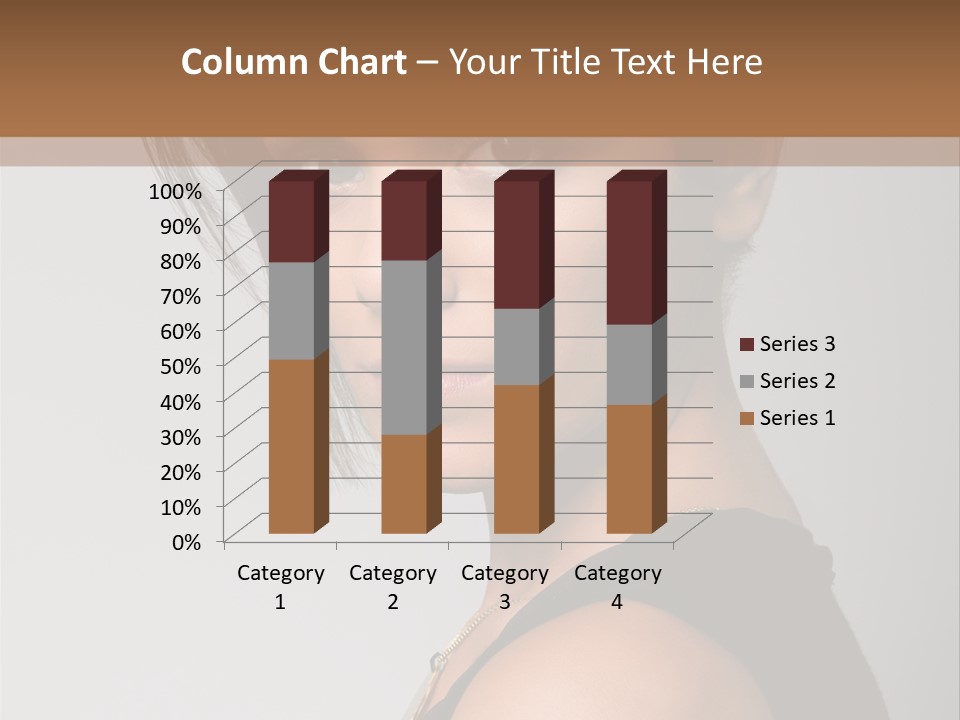 Brown Elegance Brunette PowerPoint Template