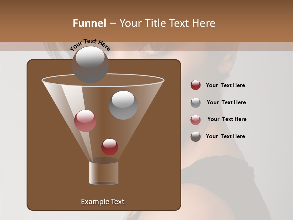 Brown Elegance Brunette PowerPoint Template