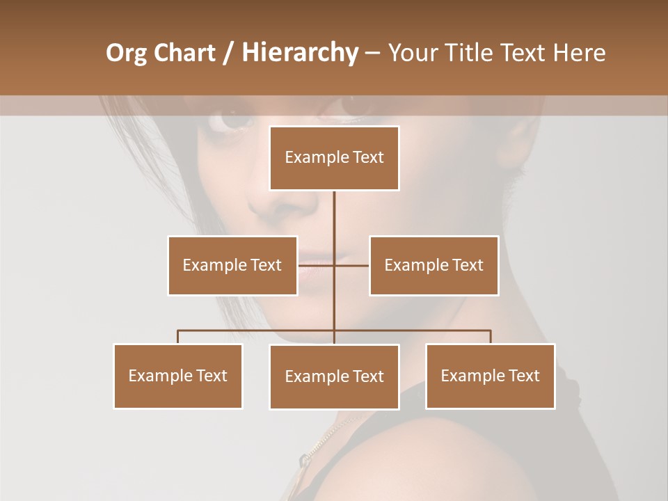 Brown Elegance Brunette PowerPoint Template