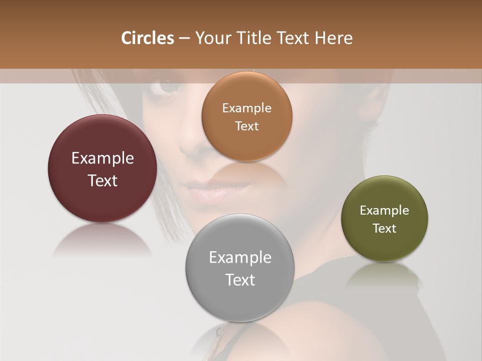 Brown Elegance Brunette PowerPoint Template