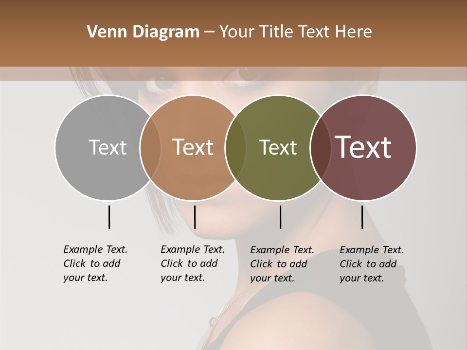 Brown Elegance Brunette PowerPoint Template