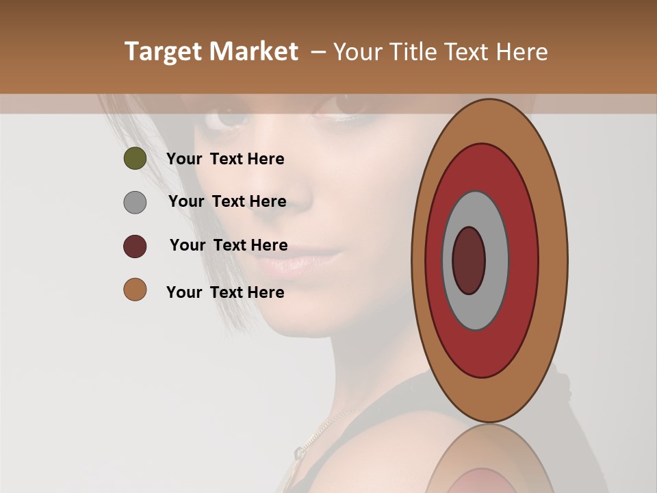 Brown Elegance Brunette PowerPoint Template