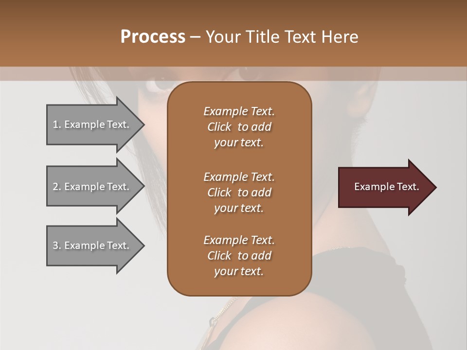 Brown Elegance Brunette PowerPoint Template