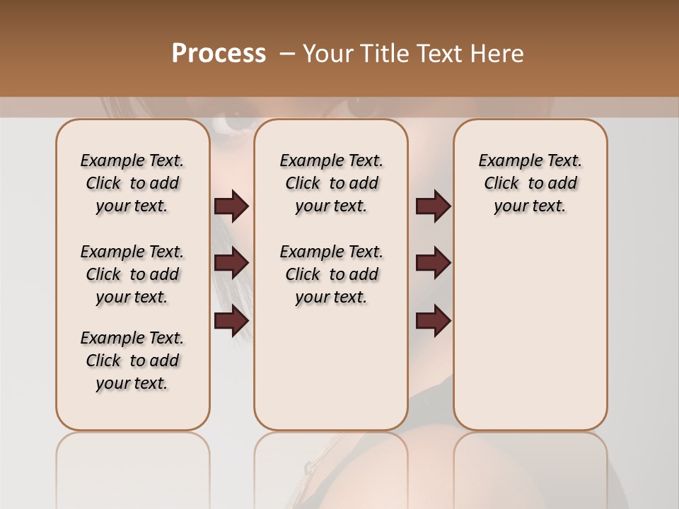 Brown Elegance Brunette PowerPoint Template