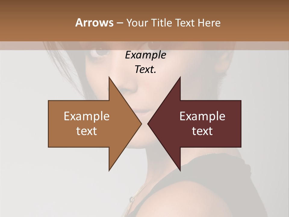 Brown Elegance Brunette PowerPoint Template