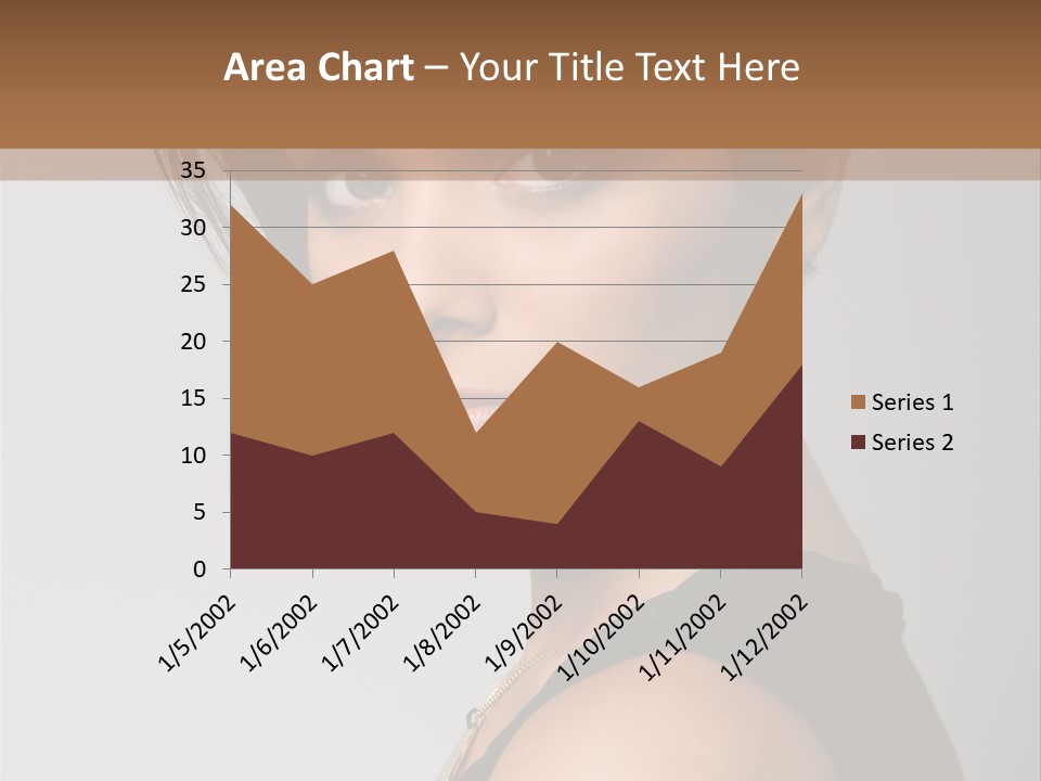 Brown Elegance Brunette PowerPoint Template