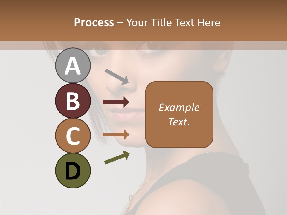 Brown Elegance Brunette PowerPoint Template