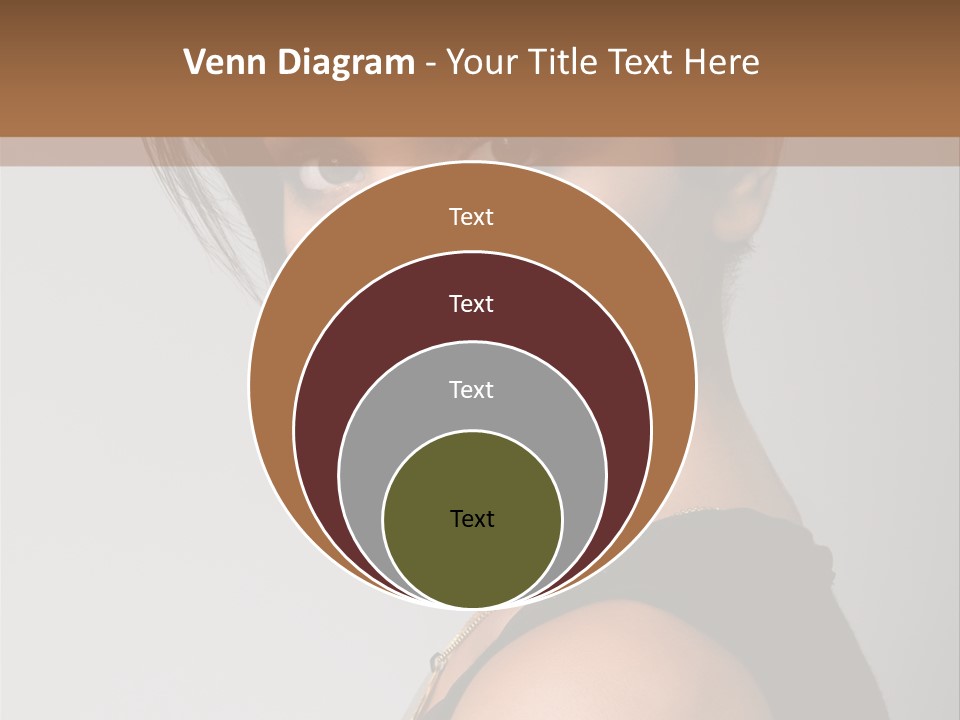 Brown Elegance Brunette PowerPoint Template