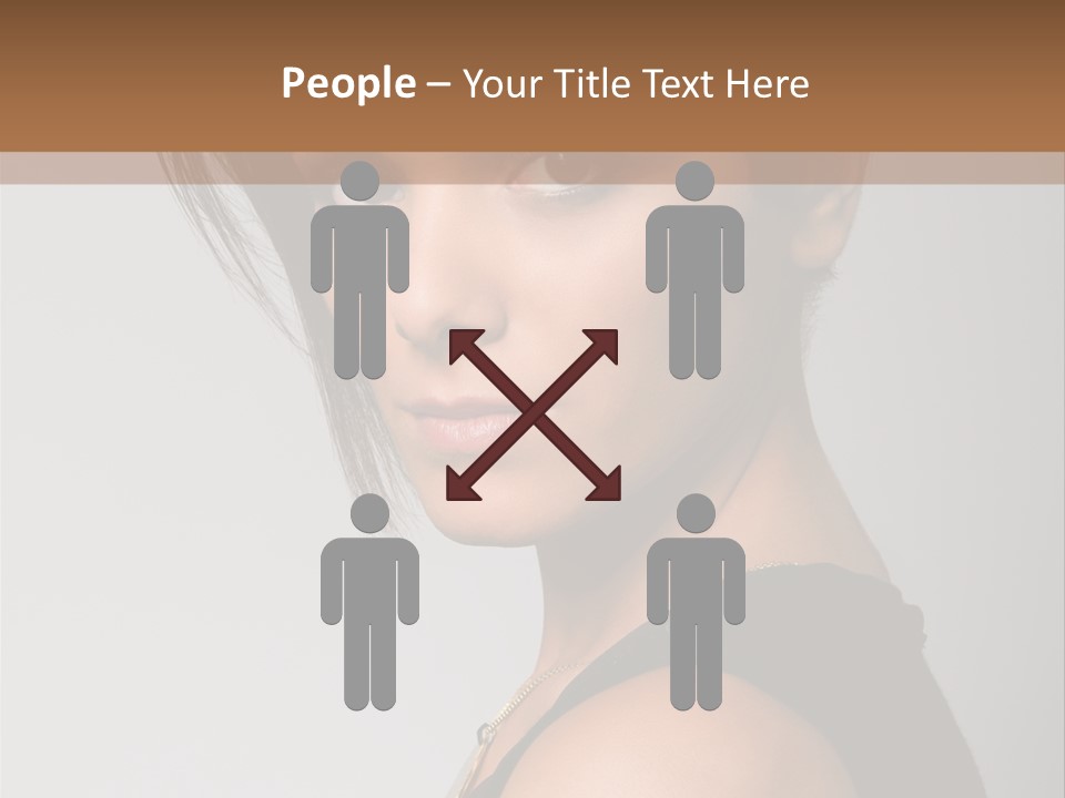 Brown Elegance Brunette PowerPoint Template