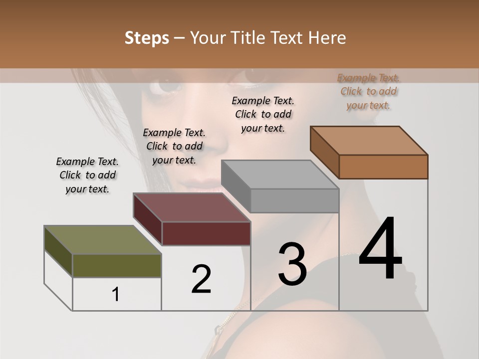 Brown Elegance Brunette PowerPoint Template