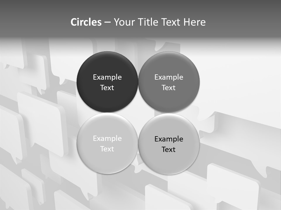 Illustration Render Message PowerPoint Template