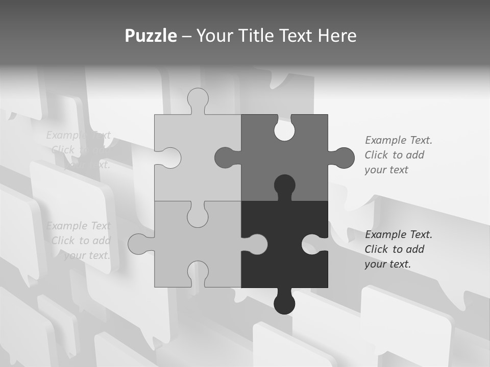 Illustration Render Message PowerPoint Template