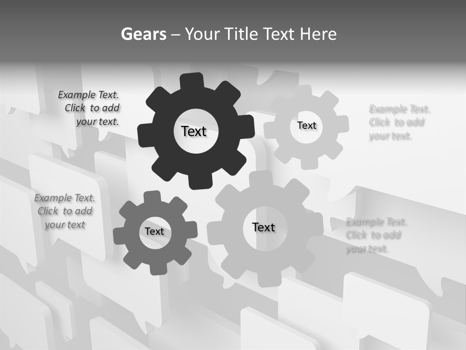 Illustration Render Message PowerPoint Template