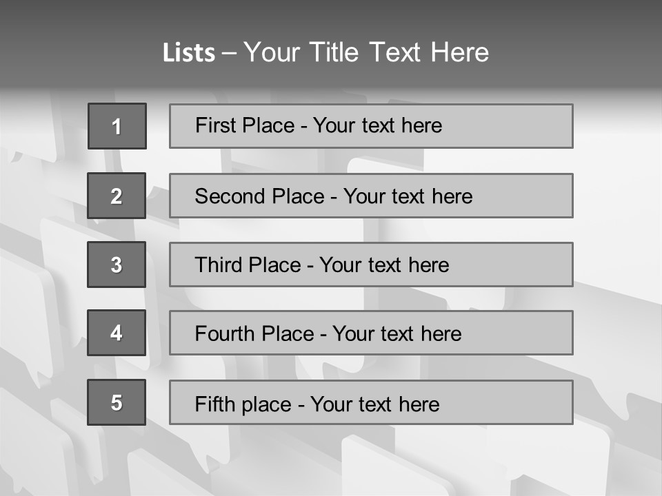 Illustration Render Message PowerPoint Template