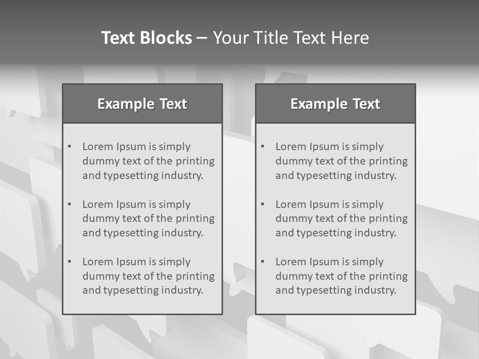 Illustration Render Message PowerPoint Template