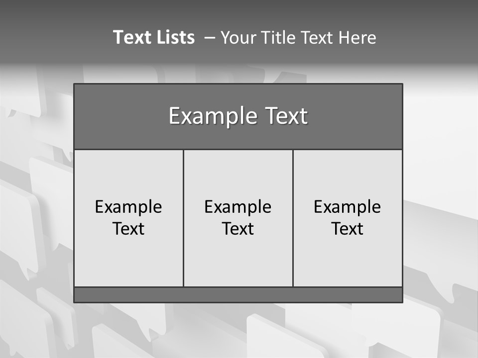 Illustration Render Message PowerPoint Template