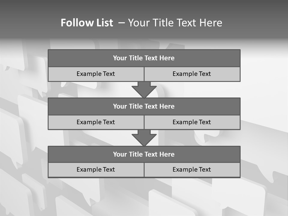 Illustration Render Message PowerPoint Template