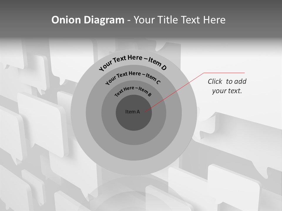 Illustration Render Message PowerPoint Template