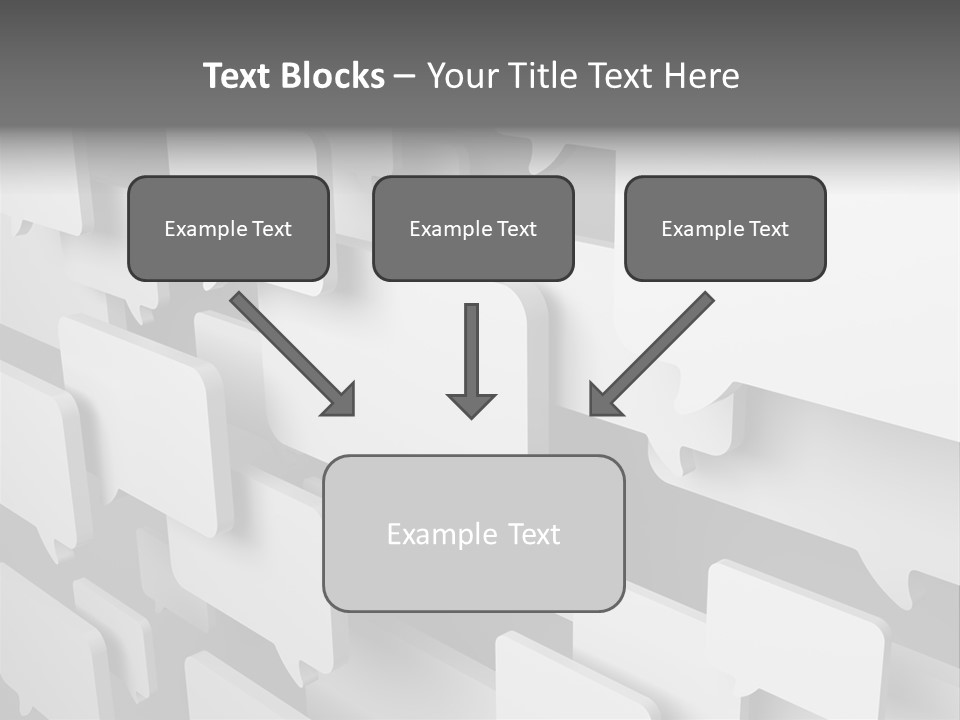 Illustration Render Message PowerPoint Template