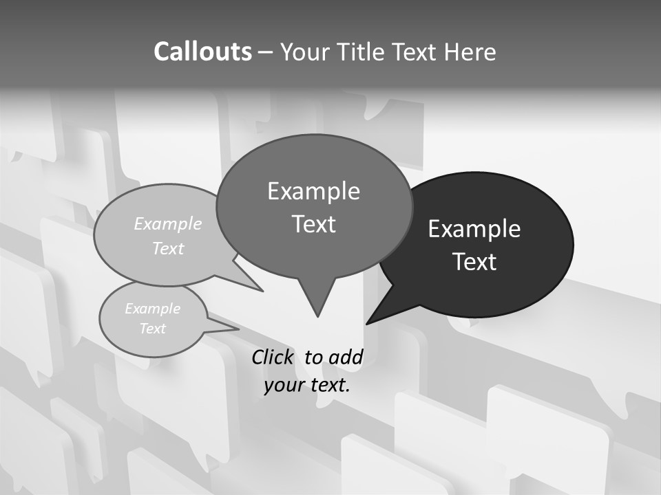 Illustration Render Message PowerPoint Template