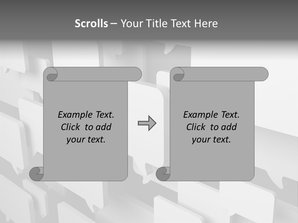 Illustration Render Message PowerPoint Template