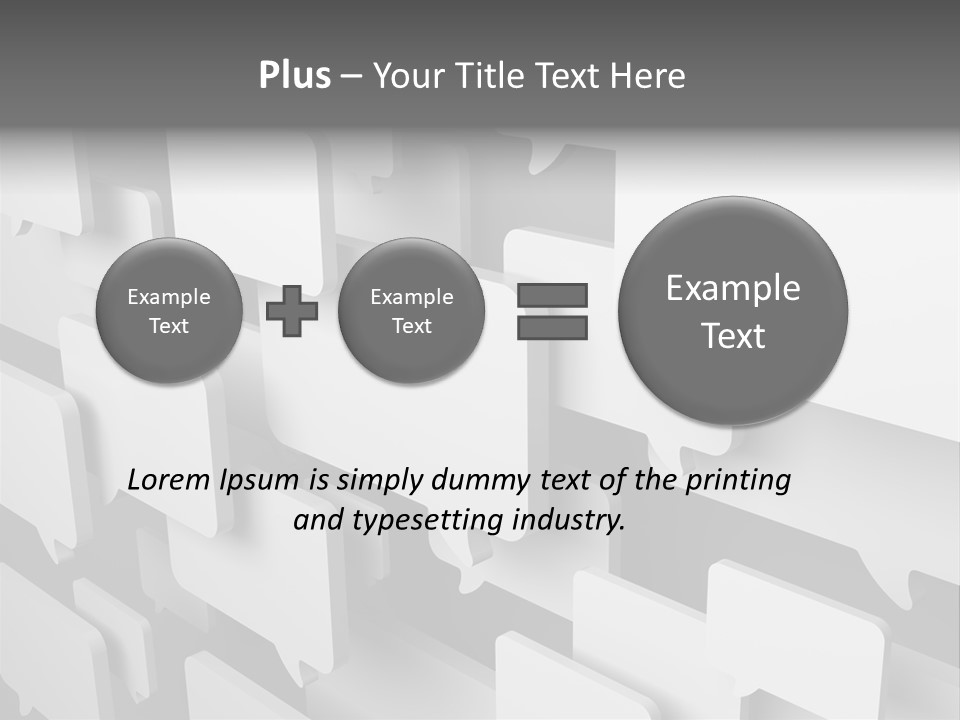 Illustration Render Message PowerPoint Template