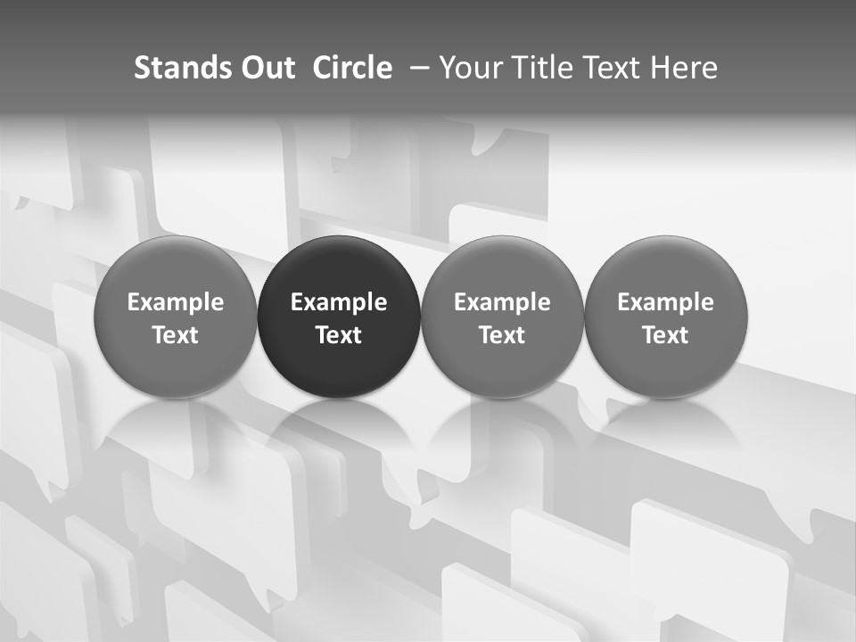 Illustration Render Message PowerPoint Template