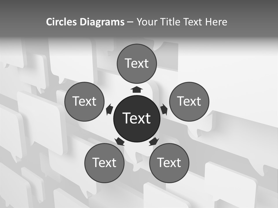 Illustration Render Message PowerPoint Template