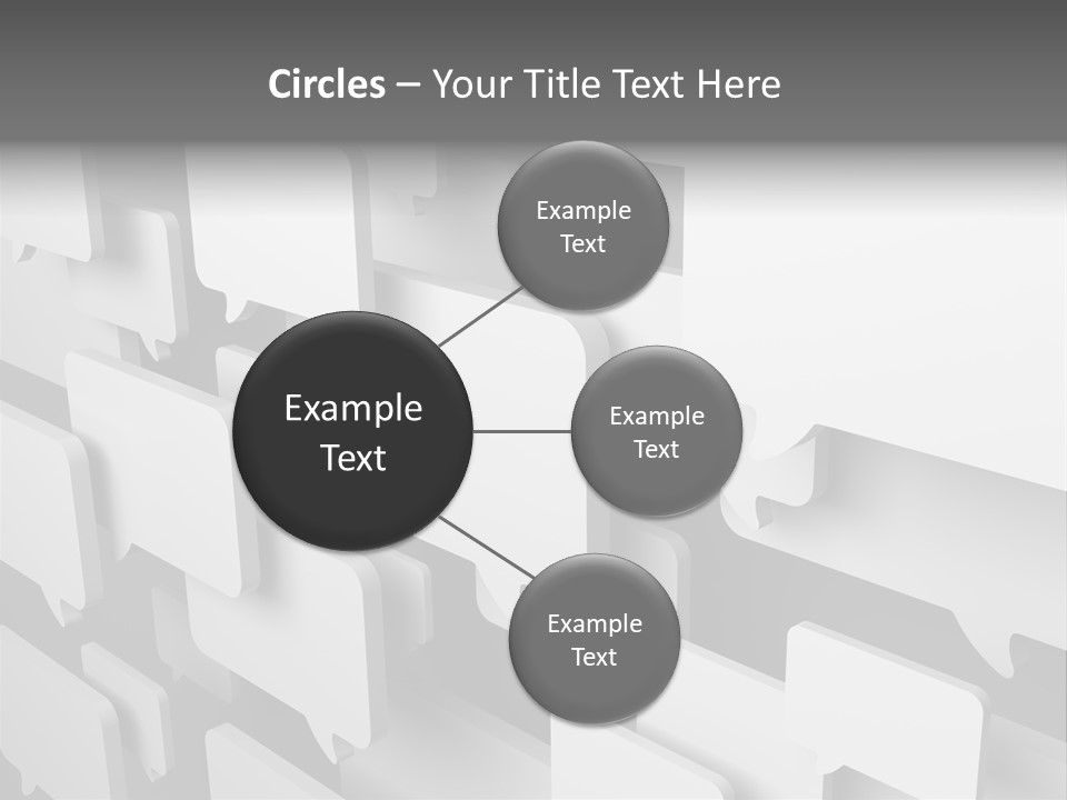 Illustration Render Message PowerPoint Template