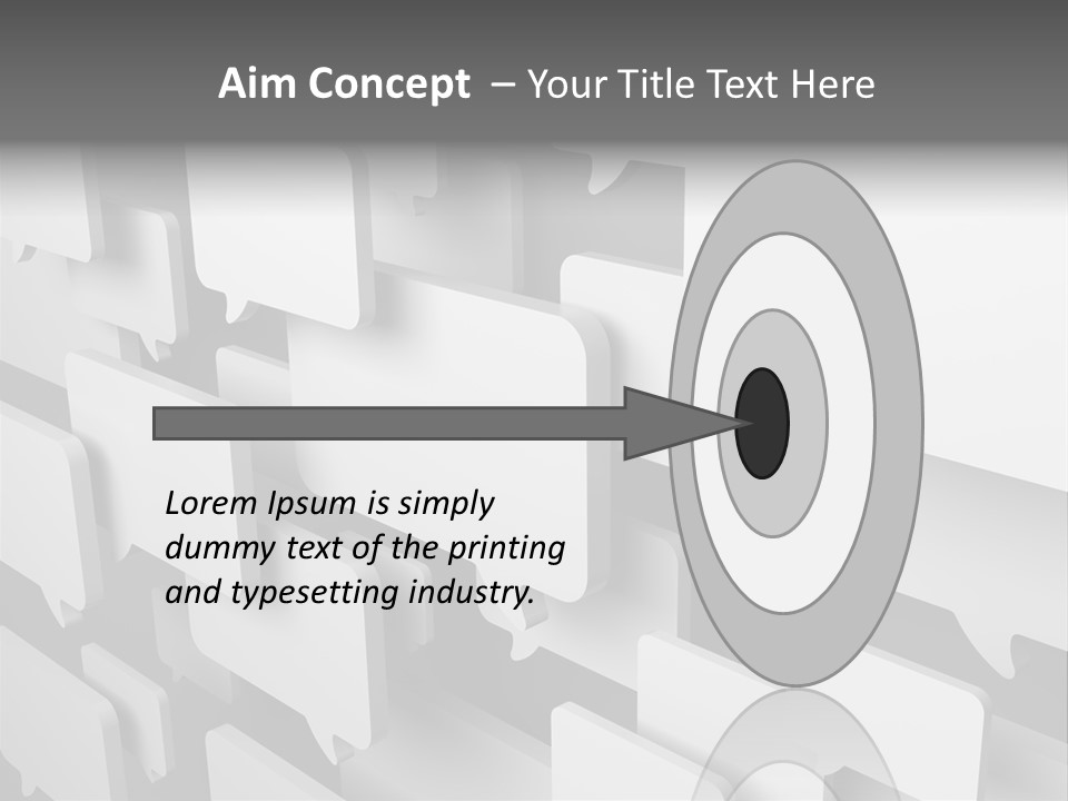 Illustration Render Message PowerPoint Template