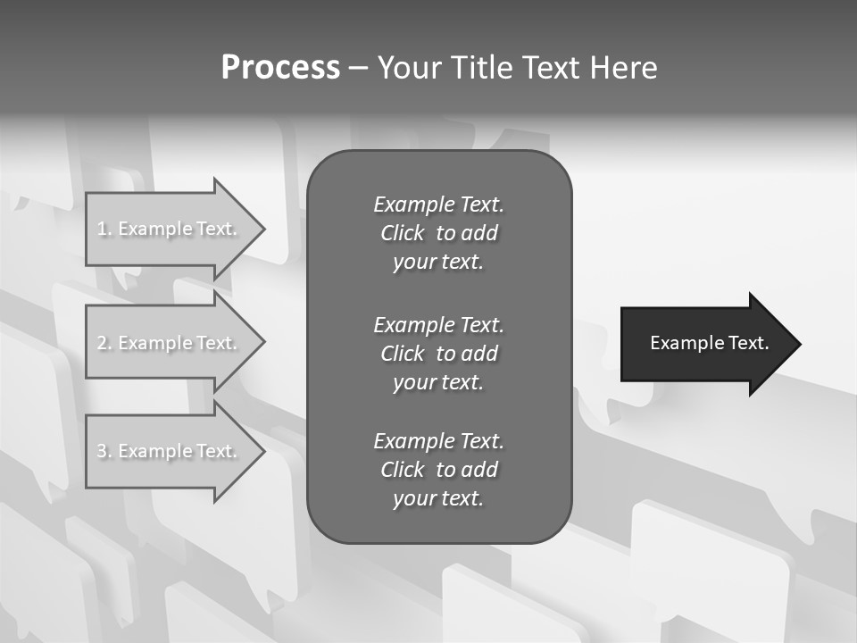 Illustration Render Message PowerPoint Template