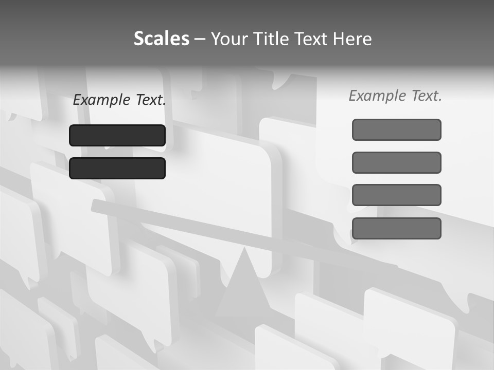 Illustration Render Message PowerPoint Template