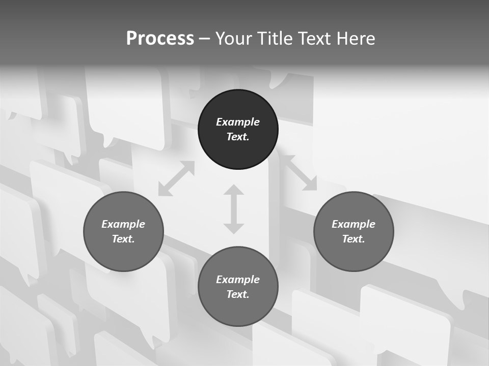 Illustration Render Message PowerPoint Template