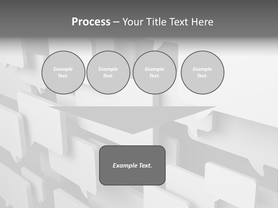 Illustration Render Message PowerPoint Template