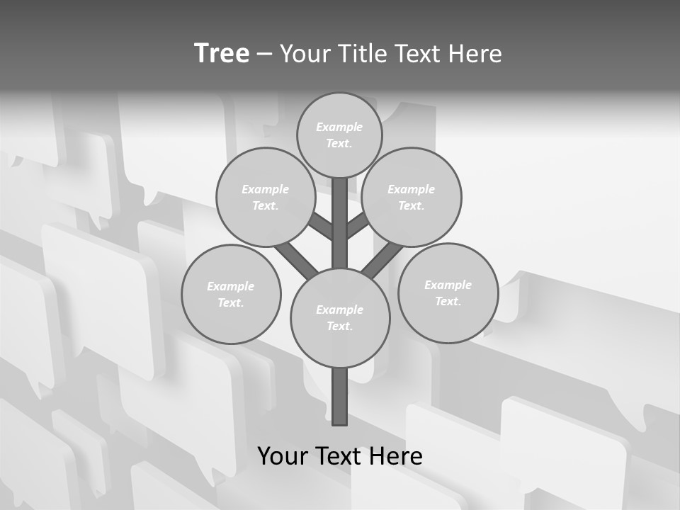 Illustration Render Message PowerPoint Template