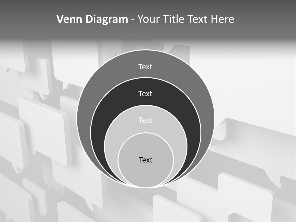 Illustration Render Message PowerPoint Template