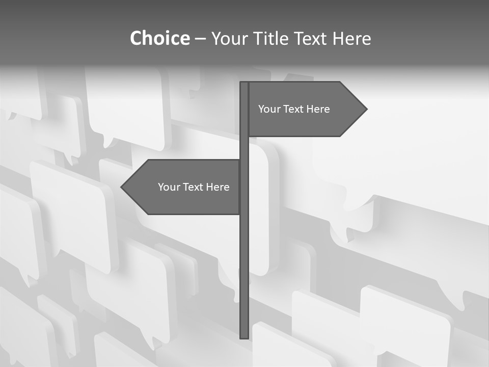 Illustration Render Message PowerPoint Template