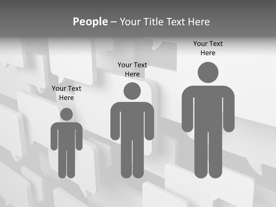 Illustration Render Message PowerPoint Template