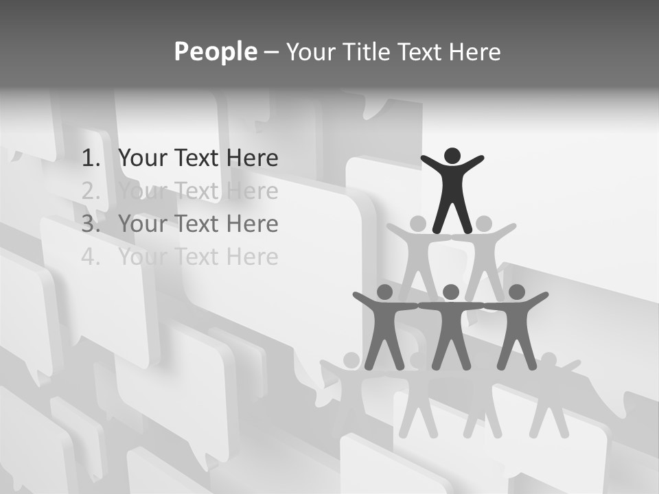 Illustration Render Message PowerPoint Template