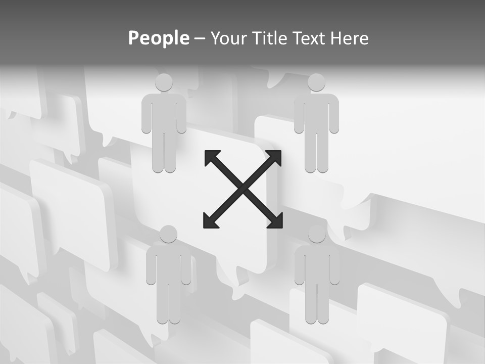 Illustration Render Message PowerPoint Template