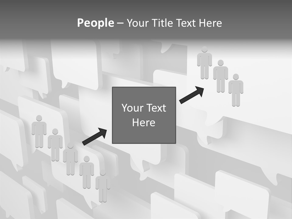 Illustration Render Message PowerPoint Template