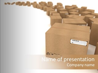 Transfer Shipping Industry PowerPoint Template