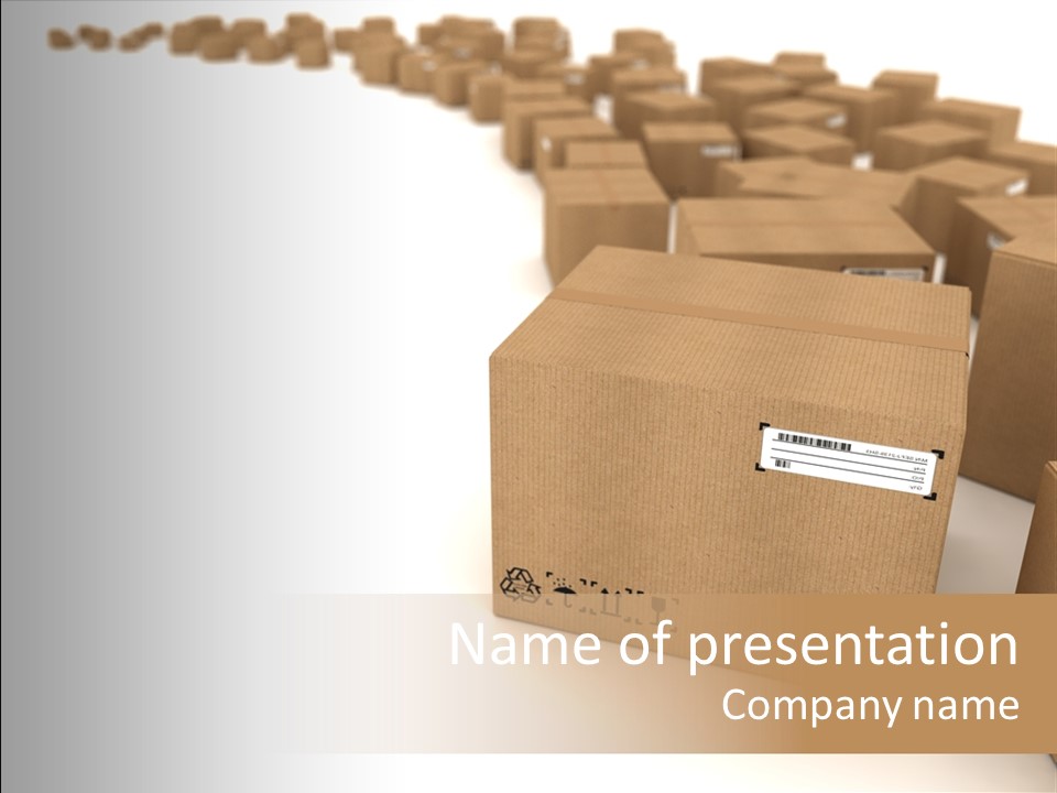 Transfer Shipping Industry PowerPoint Template