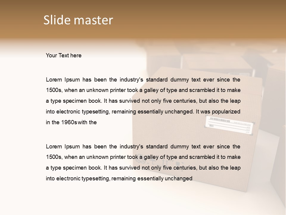 Transfer Shipping Industry PowerPoint Template