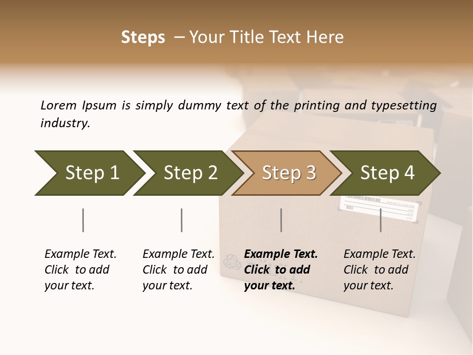 Transfer Shipping Industry PowerPoint Template