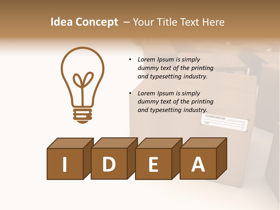 Transfer Shipping Industry PowerPoint Template
